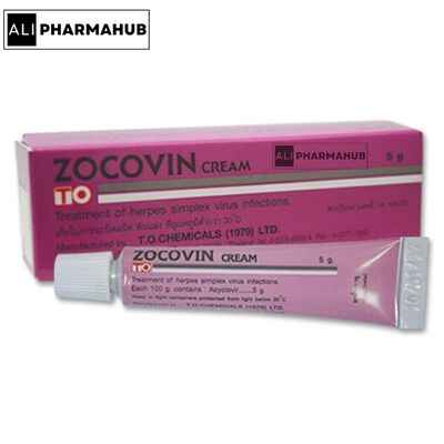 Acyclovir 5% Cream Zocovin